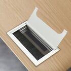 Efficient Wire Management Solution Sturdy ABS Material Desk Cable Hole Cover