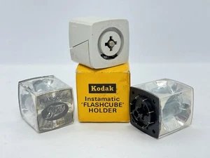 Adaptador de zapata vintage KODAK Instamatic FlashCube soporte - en caja + 2 cubos BOTAS - Imagen 1 de 2