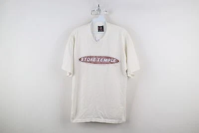 Vtg 90s Giant Mens XL Distressed Spell Out Stone Temple Pilots Band T-Shirt USA - Image 1 of 4