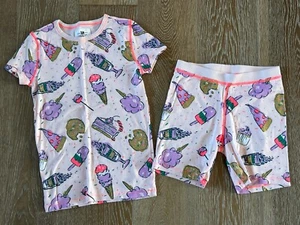 Crewcuts JCrew Girls Ice Cream Print Pajama Size 14 GUC - Picture 1 of 4
