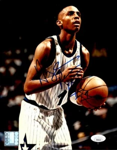 Foto a color firmada/autografiada de Anfernee Hardaway Orlando Magic 8x10 JSA 160794 - Imagen 1 de 2