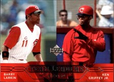 2005 Upper Deck #268 Barry Larkin Ken Griffey Jr CINCINNATI REDS