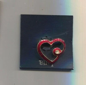 Broche corazón COLDWATER CREEK rojo día de San Valentín - Imagen 1 de 1