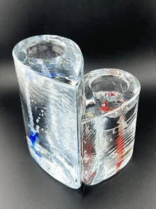 KOSTA BODA 2-Piece Sweet Hearts Perfect Together Votive Candle Holders Sweden - Picture 1 of 20