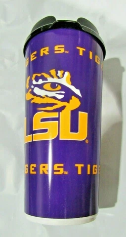 NCAA LSU Tigers 32 fl oz Travel Tumbler Cup Mug with Lid Cover