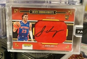2022-23 Panini Instant Lucky Endorsement Jaden Ivey RC auto /7 Detroit Pistons - Picture 1 of 2