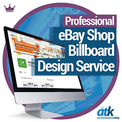Professional EBay Shop Billboard Design Service - Visualise Your Brand On EBay • 9.99£