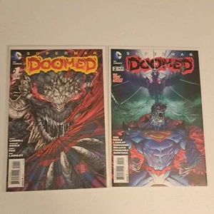 2 DC Superman DOOMED #1 #2 - Foto 1 di 2