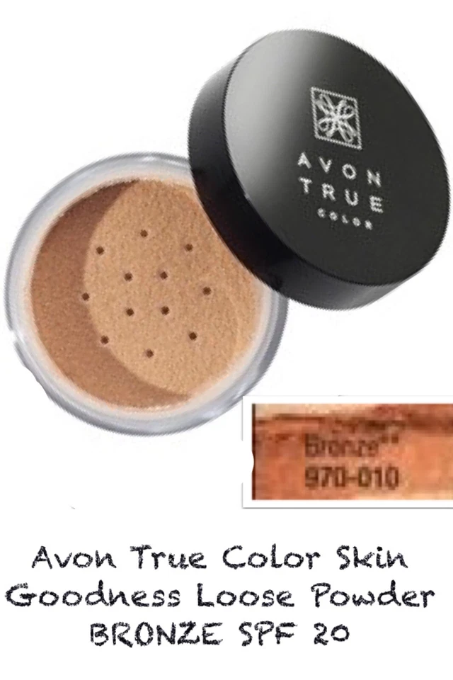 Avon True Color Skin Goodness Mineral Loose Powder BRONZE SPF 20 9g - Image 1 of 1