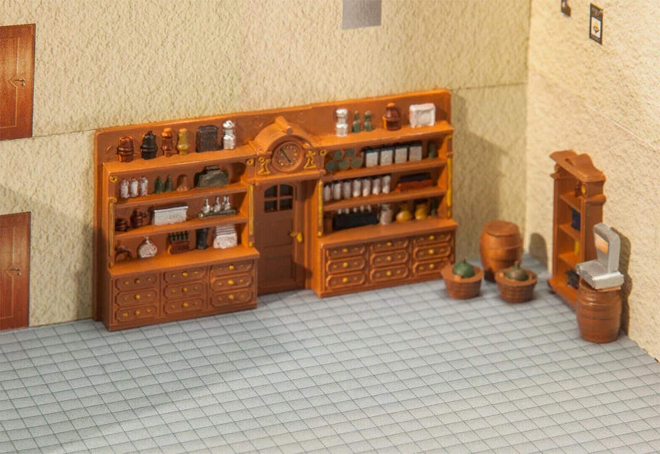 Nouveau Faller Échelle H0 1:87 Aménagement De Magasin Article: 180923 - Photo 1/1