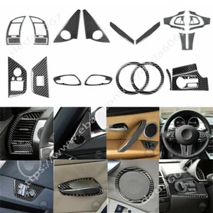 25Pcs Carbon Fiber Interior Full Set Decorative Trim For BMW Z4 E85 E86 2003-08 - Bild 1 von 11