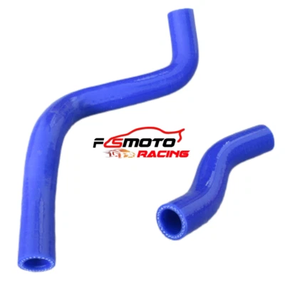 Mangueira de radiador de silicone azul para Honda CR250 CR250R CR250 R 1997 1998 1999 97 98 - Imagem 1 de 4