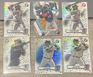2023 Topps Pristine Byron Buxton Refractors and Joe Mauer Refractor - 6 Card Lot