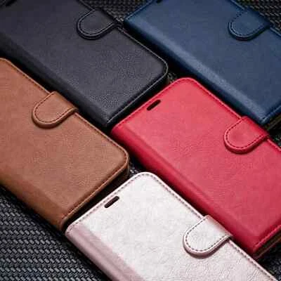 Flip Wallet Case Cover for iPhone 16 15 14 13 12 11 Mini 7 Plus Pro Max Leather - Image 1 of 4