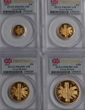 2011 United Kingdom 4 Piece Gold Proof Collection PCGS PF69 DCAM First Strike  *