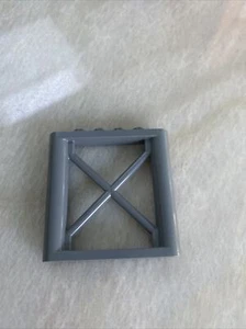 LEGO gris oscuro 1x6x5 celosía soporte de pared viga 64448 - Imagen 1 de 1