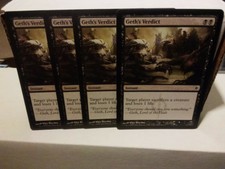 👍 FREE SHIPPING Geth's Verdict New Phyrexia MTG X4 MAGIC THE GATHERING NM