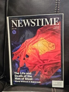 Dc comics News time Magazine Death Of Superman Special Collector's Issue - Picture 1 of 2