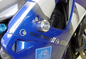 * 00-01 R1 Custom Polished Frame Sliders Savers Crash Protectors * 2000 2001 - Picture 1 of 4