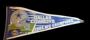 Dallas Cowboys 1993 NFC Champions Super Bowl XXVIII Pennant - Picture 1 of 1