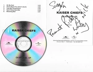 KAISER CHIEFS - oh my god  PROMO  - FULLY  SIGNED - Autogramm -  INCL CD - Picture 1 of 1