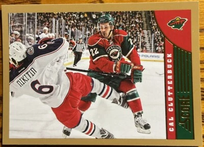 2013-14 Score Gold Cal Clutterbuck #245 Minnesota Wild - Image 1 of 2