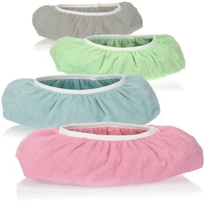 4x Wischmopp-Hausschuhe für Bodenreinigung, wiederverwendbare Putzschuhe - Bild 1 von 7