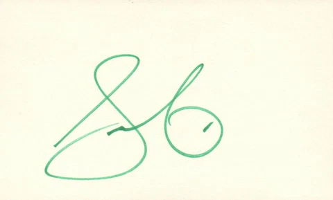 Sammy Cahn Musician Songwriter 1977 Americana Autographed Signed Index Card Cover