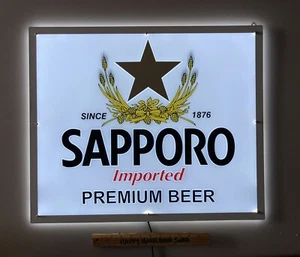 New Sapporo Japanese LED Light Beer Bar Sign Not Neon for restaurant - Picture 1 of 12