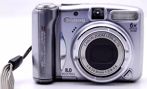 Canon PowerShot A720 IS 8.0MP 6x Optical Zoom Compact Digital Camera, Tested - Picture 1 of 14