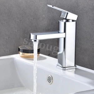 Einhebelmischer Badarmatur Wasserhahn Waschtisch Mischbatterie Waschbecken Bad - Bild 1 von 11