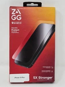 ZAGG Apple iPhone 15 Plus Glass Elite Screen Protector - New - Picture 1 of 2