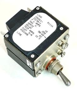 Disyuntor Airpax R1116 2 polos 10A 250V IDGN11-33136-1 retardo 62 PN4321495 - Imagen 1 de 7