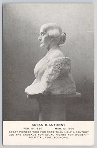 Postal Mujer Sufragio Susan B Anthony Escultura Igualdad Derechos Enmienda - Imagen 1 de 2