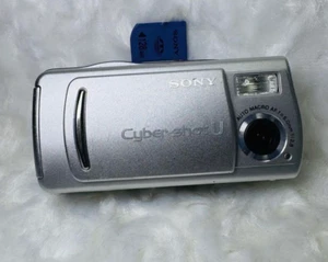 Sony Cyber Shot DSC-U20 Silver Vide Camera Operation Confirmed Used - Picture 1 of 9