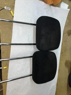 Juego de reposacabezas delanteros OEM 2011 2012 2013 2014 Dodge Avenger par de tela negra Foto 1 de 4