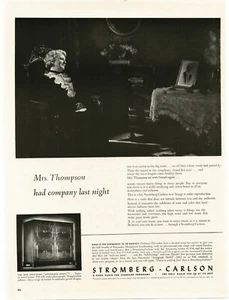 1941 Stromberg Carlson Floor radio Igor Stravinsky Autograph Model Vintage Ad 3 - Picture 1 of 1