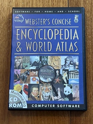 Webster’s Concise Encyclopedia & World Atlas PC CD ROM Computer Software - Image 1 of 4