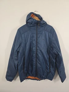 Giacca Rohan Helios taglia grande blu navy isolata con cappuccio confezionabile - Foto 1 di 19