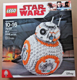 Lego Star Wars 75187 ~ BB-8 ~ NISB retired Droid  Rotating Head  Access Hatch