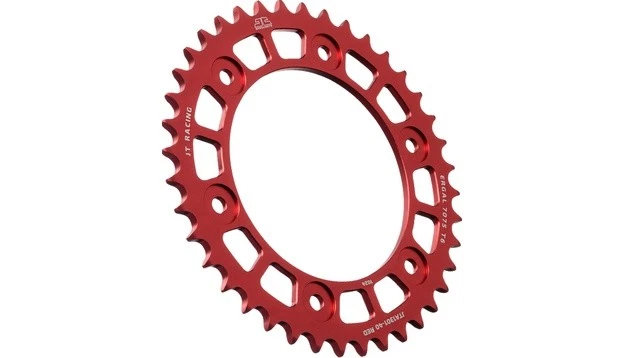 JT RaceLite Aluminum Rear Sprocket 520 40T Red for Honda CRF300L/CRF300L Rally - Image 1 of 1