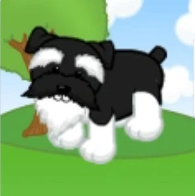 Webkinz King Schnauzer HM858 RARE black white dog. Virtual code sent via message - Image 1 of 3