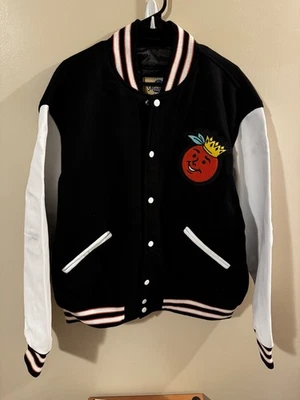 CHAQUETA ABOTONADA DE FÚTBOL AMERICANO NOTRE DAME EMITIDA POR EL EQUIPO USADA PARA HOMBRE TAZÓN NARANJA GRANDE Foto 1 de 4