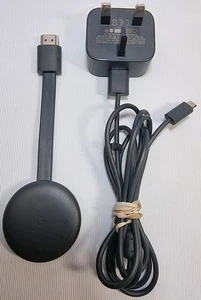 Google Chromecast 3a generazione 1080p HD Streamer multimediale digitale - antracite NC2-6A5 - Foto 1 di 4
