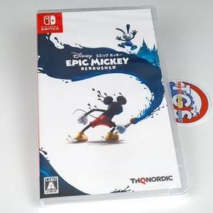 Disney Epic Mickey Rebrushed Switch Japan Game In EN-FR-DE-ES-IT-PT NEW(Platform - Picture 1 of 5