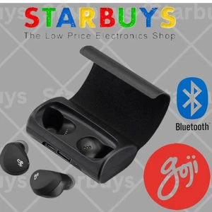 GOJI Wireless Bluetooth In-Ear Earbuds Carry Case Built-in Mic & Charging Cable - Picture 1 of 9