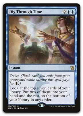 Dig Through Time #36 (NM) Khans of Tarkir KTK Magic MTG - Image 1 of 2