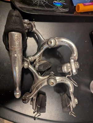 Vintage Modolo Flash Rennrad Bremshebel vorne + hinten Set Italy  - Bild 1 von 4