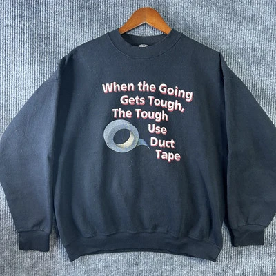 Sudadera De Colección Para Hombre XL Negra Cuando The Going se pone Duro The Tough Get Going Foto 1 de 4