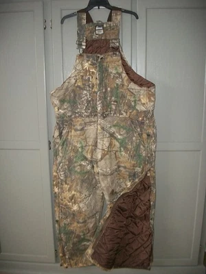 Berne Bib Overalls Mens 2XL SHORT Winter Insulated Real Tree CAMO Coveralls - Image 1 of 4